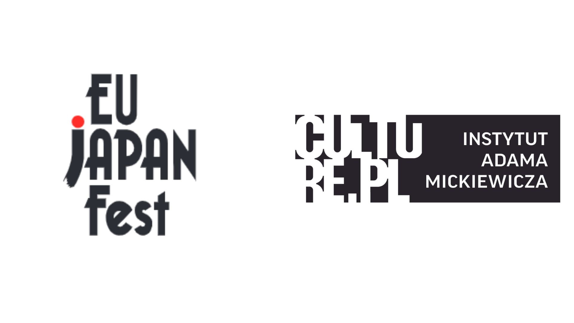 logotypy EU Japan Fest i IAM
