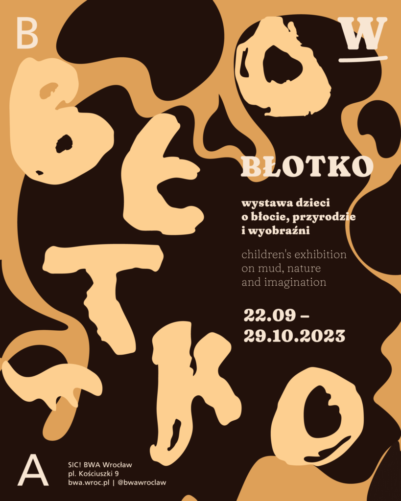 Błotko exhibition poster